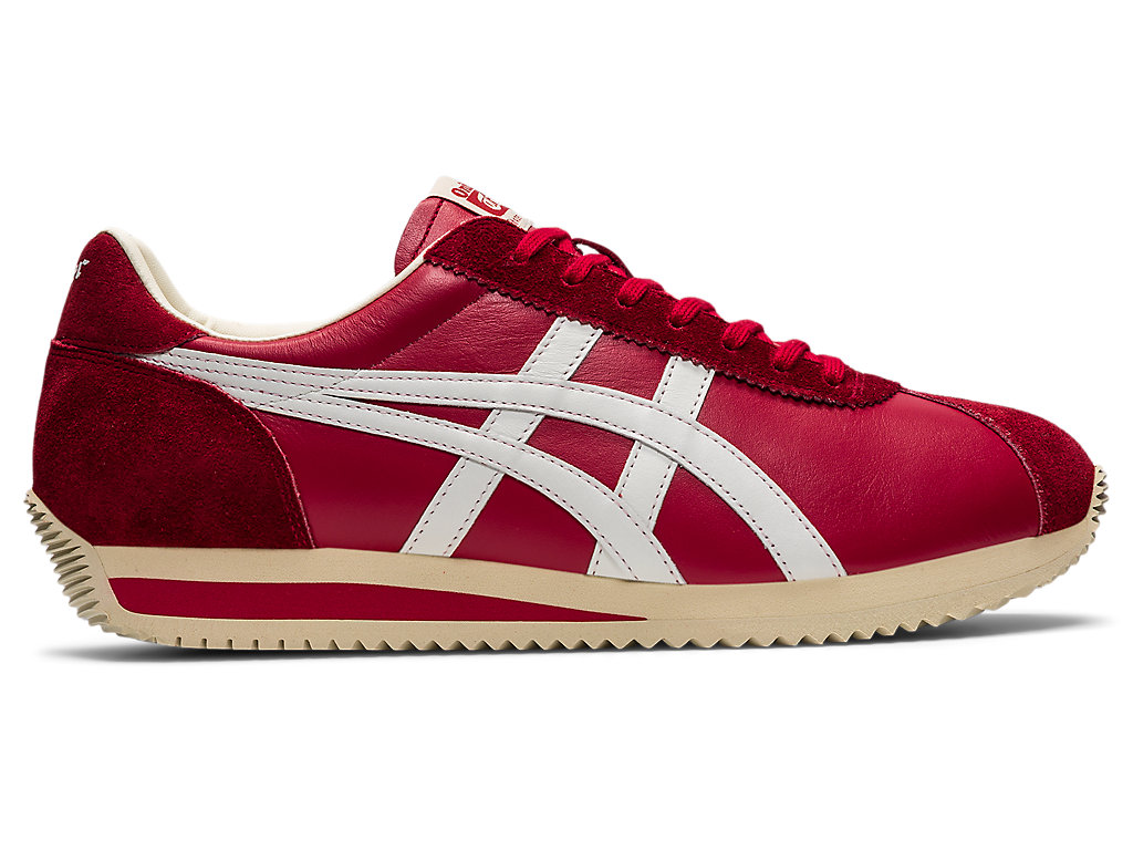 Very Cheap Onitsuka Tiger Shoes - Mens Moal 77 Nm Classic Red/White